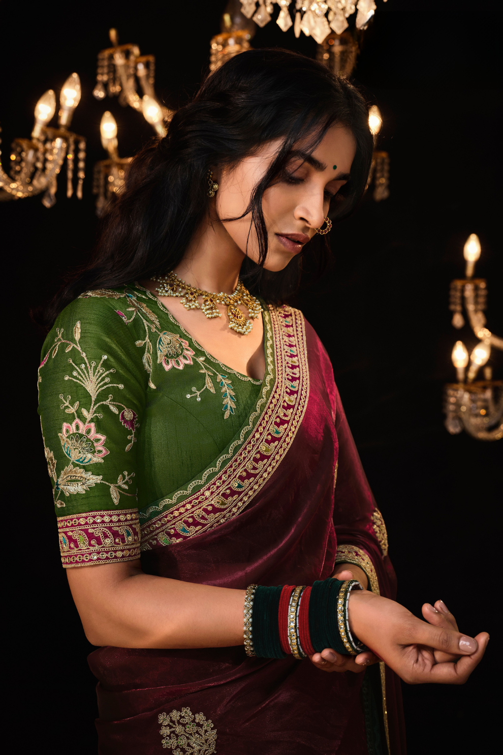 Banarasi Silk Saree with Elegant Weaving for Weddings