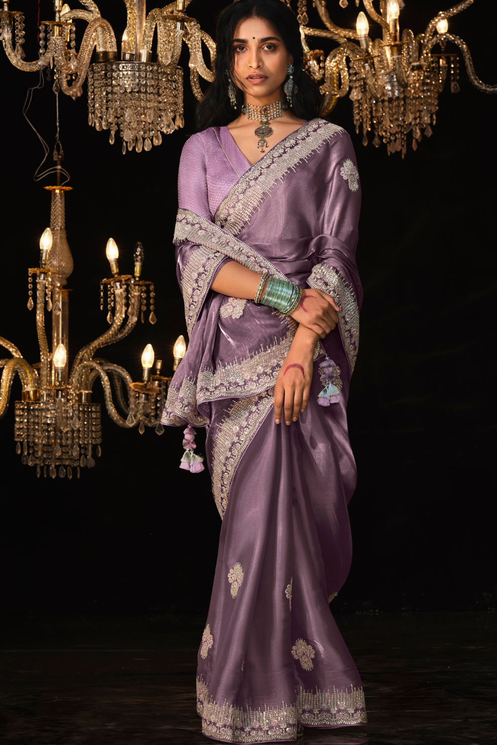 Banarasi Silk Saree with Elegant Weaving for Weddings