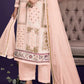Lemonade Pink Georgette Salwar Suit with Thread, Zari & Sequence work