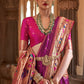 Sangria Purple Paithani Silk Saree