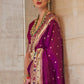 Sangria Purple Paithani Silk Saree