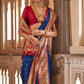 Admiral Blue Paithani Silk Saree