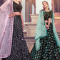 Black & Green Designer Lehenga Choli with Sequins work