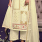 Blonde Yellow Georgette Salwar Suit with Thread, Zari & Sequence work