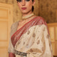 Wheat Brown Woven Banarasi Tussar Silk Saree : Top Pick