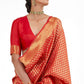 Crimson Red Kanjivaram Soft Woven Silk Saree