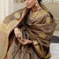 Walnut Brown Zari Woven Kanjivaram Silk Saree