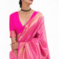 Hot Pink Kanjivaram Soft Woven Silk Saree