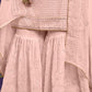 Crepe Pink Georgette Sharara Suit with Thread, Sequins & Khatli work