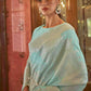 Arctic Blue Woven Banarasi Silk Saree with Sequins work