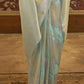 Arctic Blue Woven Banarasi Silk Saree with Sequins work