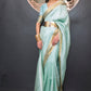 Baby Blue Woven Soft Silk Saree