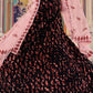 Black & Pink Designer Lehenga Choli with Sequins work