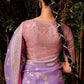 Amethyst Purple Zari Woven Dola Silk Saree with Designer Pallu