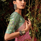 Baby Pink Zari Woven Dola Silk Saree with Designer Pallu