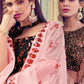 Black & Pink Designer Lehenga Choli with Sequins work