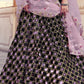 Black & Pink Designer Lehenga Choli with Sequins work
