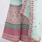 Arctic Blue Designer Georgette Embroidered Suit