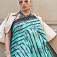 Tiffany Blue Designer Satin Crepe Printed Saree