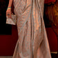 Zeinth Blue Zari Woven Banarasi Brocade Silk Saree