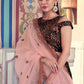 Black & Pink Designer Lehenga Choli with Sequins work