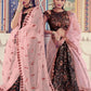 Black & Pink Designer Lehenga Choli with Sequins work
