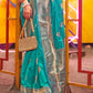 Beige Brown Handloom Woven Art Silk Saree with Brocade Blouse