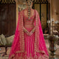 Rani Pink Silk Bridal Lehenga with Double Dupatta Heritage Zari Work