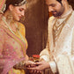 Yellow Organza Bridal Lehenga Choli with Thread, Zari and Stone work (Pre-Order)