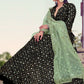 Black & Green Designer Lehenga Choli with Sequins work