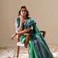 Handloom Cotton Fabric with Contrast Border - LaVante Fashion