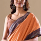 Handloom Cotton Fabric with Contrast Border - LaVante Fashion