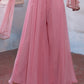 Ballet Slipper Pink Georgette Sharara Choli with Embroidery work