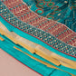 Teal Blue Georgette Lehenga Choli with Heavy Sequins & Coding Thread Embroidery work