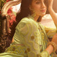 Olive Green Designer Embroidered Saree
