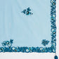 Teal Blue Net Lehenga Choli with Sequins,Mirror & Coding Thread Embroidery work