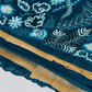 Teal Blue Net Lehenga Choli with Sequins,Mirror & Coding Thread Embroidery work