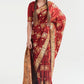 Sangria Red Zari Woven Banarasi Silk Saree