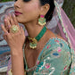 Alice Blue Tissue Silk Lehenga Choli With Heavy Embroidered Hand work: Wedding Edition