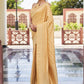 Wheat Brown Zari Woven Leheriya Georgette Saree