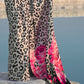 Black and White Leopard Print Crepe Silk Saree: Top Pick
