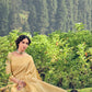 Beige Golden Zari Woven Tissue Silk Saree