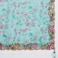 Turquoise Blue Chiffon Lehenga Choli with Sequins & Thread Embroidery work