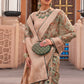 Viridian Green Digital Printed Organza Silk Saree