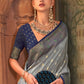 Shades Of Grey Paithani Silk Saree