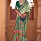 Shades Of Green Paithani Silk Saree