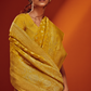 Timeless Solid Woven Saree in Viscose Georgette Fabric