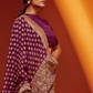 Timeless Solid Woven Saree in Viscose Georgette Fabric