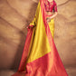 Titanium Yellow Zari Woven Silk Saree