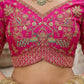 Rani Pink Silk Bridal Lehenga with Peacock & Elephant Motif Embroidery